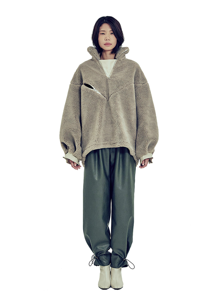 OVERSIZE DUMBLE PULLOVER - GREY